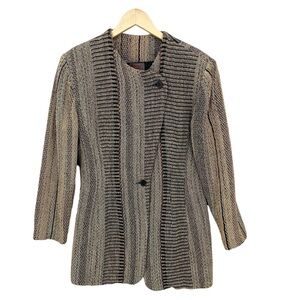 DEBORAH CROSS Jacket Wearable Artisan Crafted Woven Limited Edition